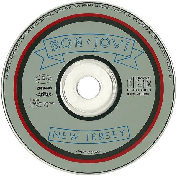 Bon Jovi : New Jersey (CD, Album)