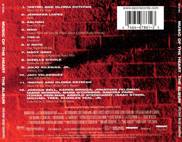 Various : Music Of The Heart (The Album) (CD, Album)