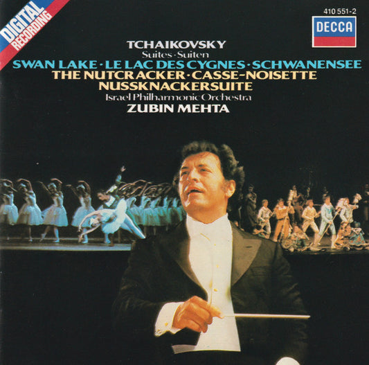 Pyotr Ilyich Tchaikovsky, Israel Philharmonic Orchestra, Zubin Mehta : Suites From Swan Lake & The Nutcracker (CD, Album)