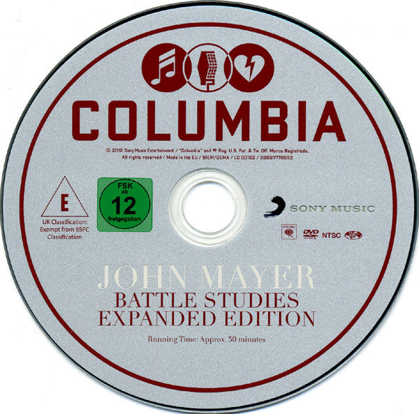 John Mayer : Battle Studies (CD, Album + DVD, Copy Prot., NTSC)