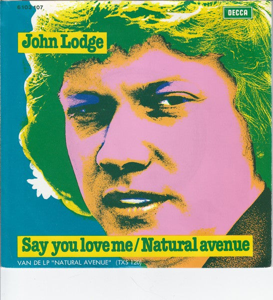 John Lodge : Say You Love Me (7", Single)