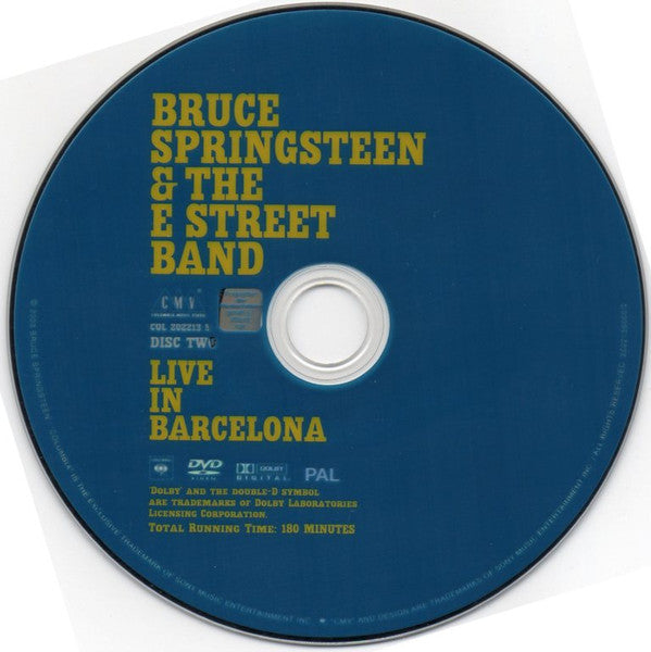 Bruce Springsteen & The E-Street Band : Live In Barcelona (2xDVD-V, Multichannel, PAL)