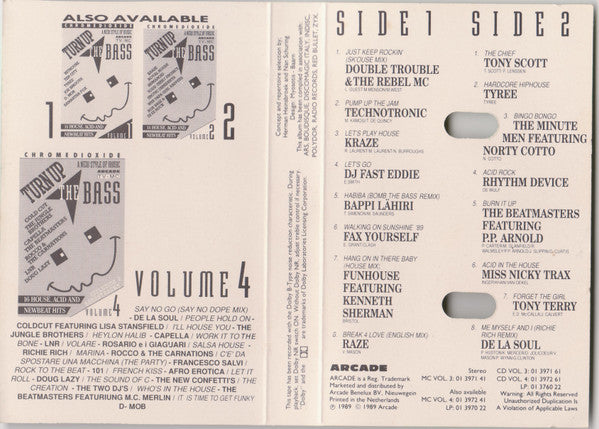 Various : Turn Up The Bass - Volume 3 (Cass, Comp)