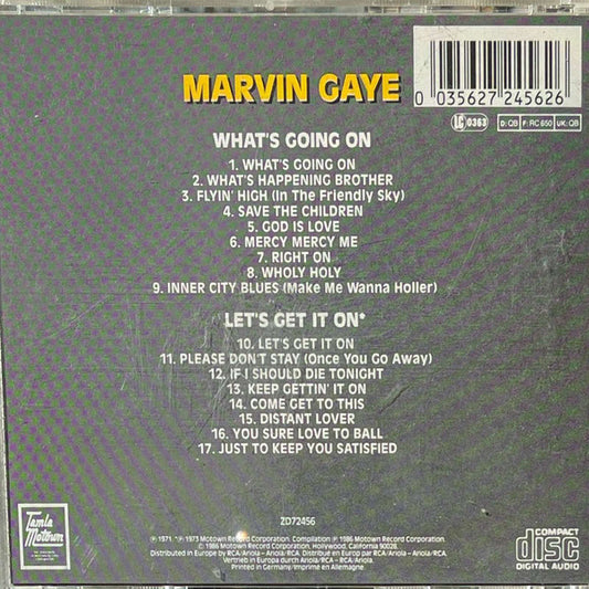 Marvin Gaye : What's Going On / Let's Get It On (CD, Comp)