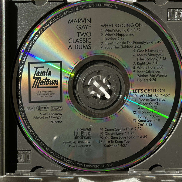 Marvin Gaye : What's Going On / Let's Get It On (CD, Comp)