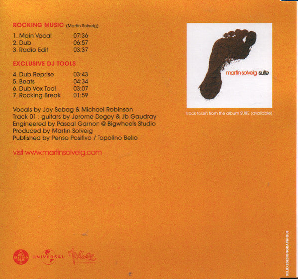 Martin Solveig : Rocking Music (CD, Maxi)