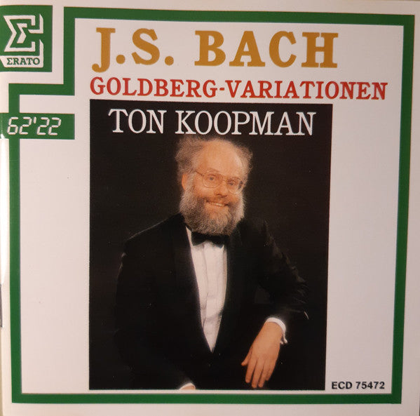 Ton Koopman, Johann Sebastian Bach : Goldberg-Variationen (CD, Album)