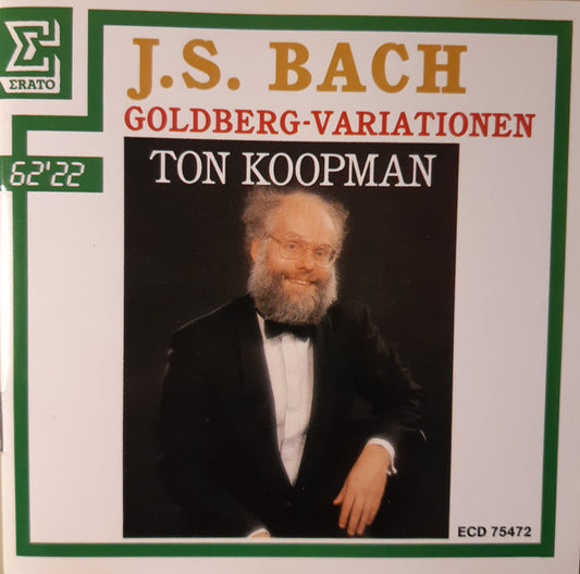 Ton Koopman, Johann Sebastian Bach : Goldberg-Variationen (CD, Album)