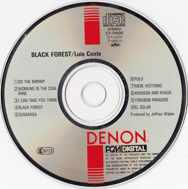 Luis Conte : Black Forest (CD, Album)