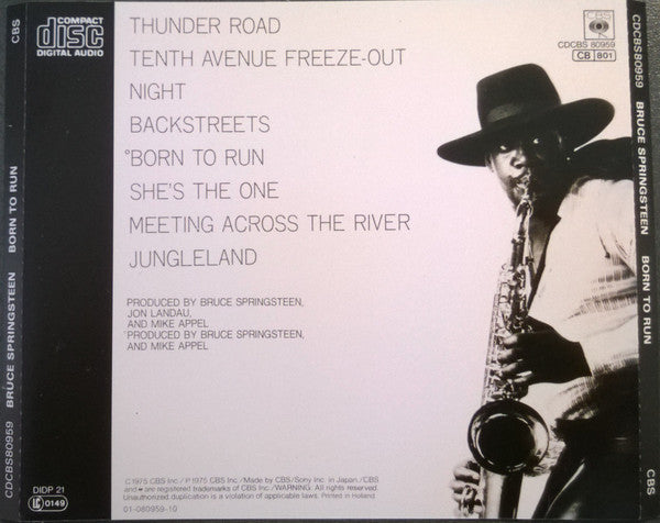 Bruce Springsteen : Born To Run (CD, Album, RE)