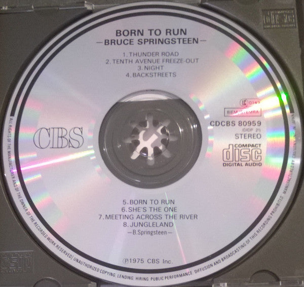 Bruce Springsteen : Born To Run (CD, Album, RE)
