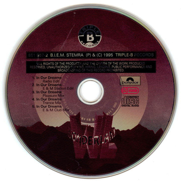 Wonderland : In Our Dreams (CD, Maxi)