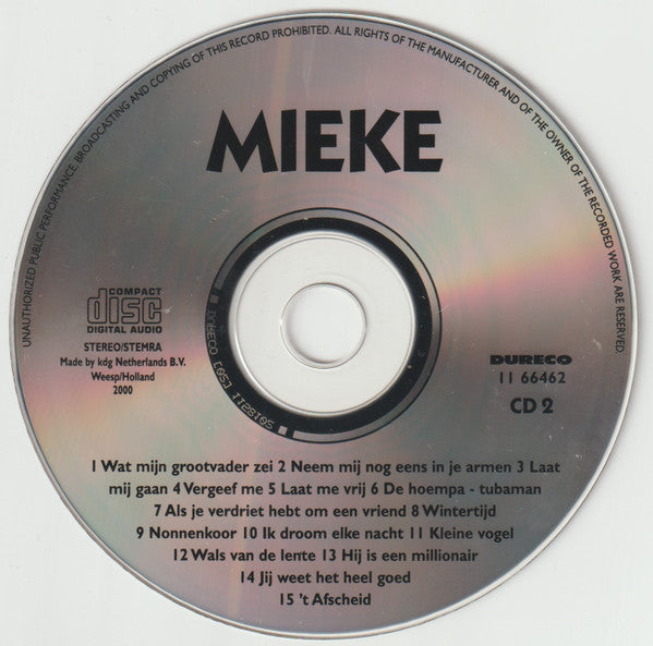 Mieke : Zo Maar Een Dag (3xCD, Comp)