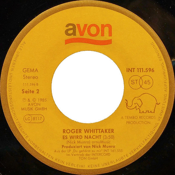 Roger Whittaker : Fernweh (7", Single)