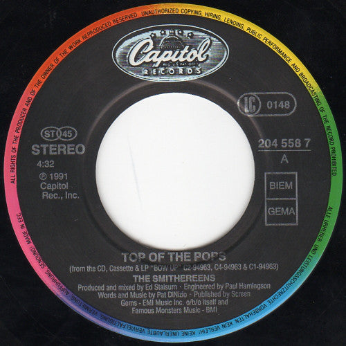 The Smithereens : Top Of The Pops (7", Single)