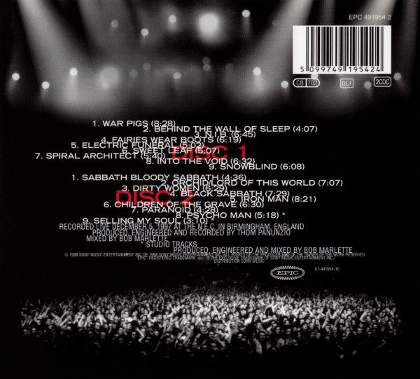 Black Sabbath : Reunion (2xCD, Album, Ltd, Dig)
