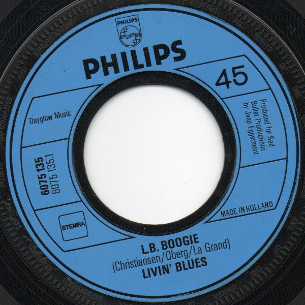 Livin' Blues : L.B. Boogie / Johnny W. (7", Single)