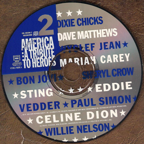 Various : America: A Tribute To Heroes (2xCD)