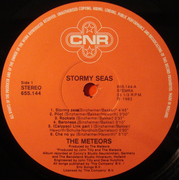 The Meteors : Stormy Seas (LP, Album)