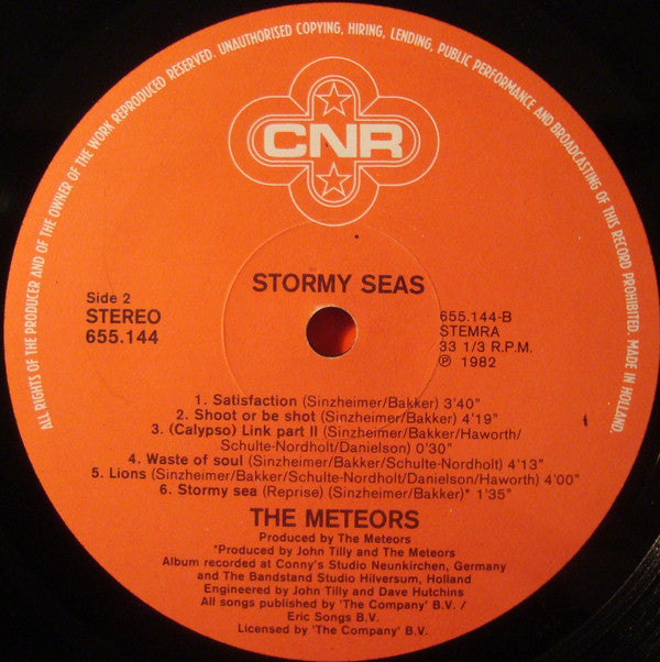 The Meteors : Stormy Seas (LP, Album)