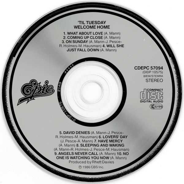 'Til Tuesday : Welcome Home (CD, Album)