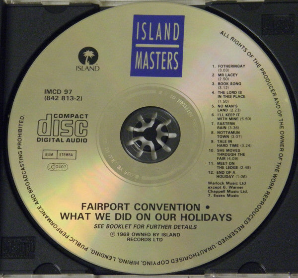 Fairport Convention : What We Did On Our Holidays (CD, Album, RE, PDO)