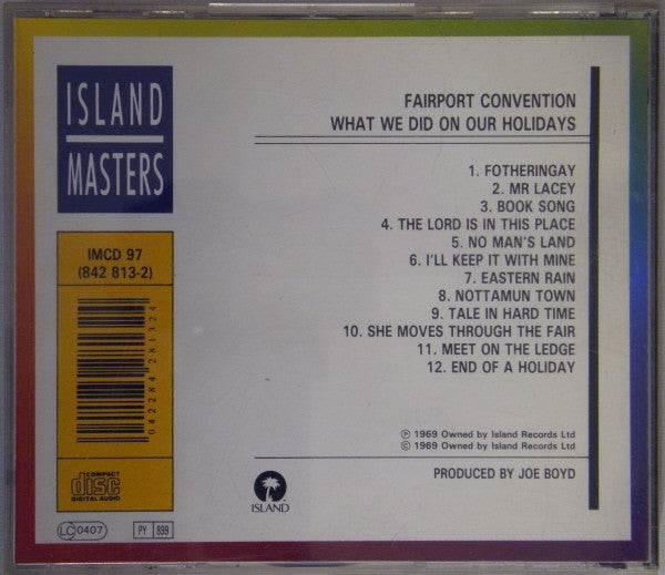 Fairport Convention : What We Did On Our Holidays (CD, Album, RE, PDO)
