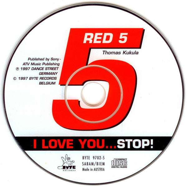 Red 5 : I Love You...Stop! (CD, Maxi)