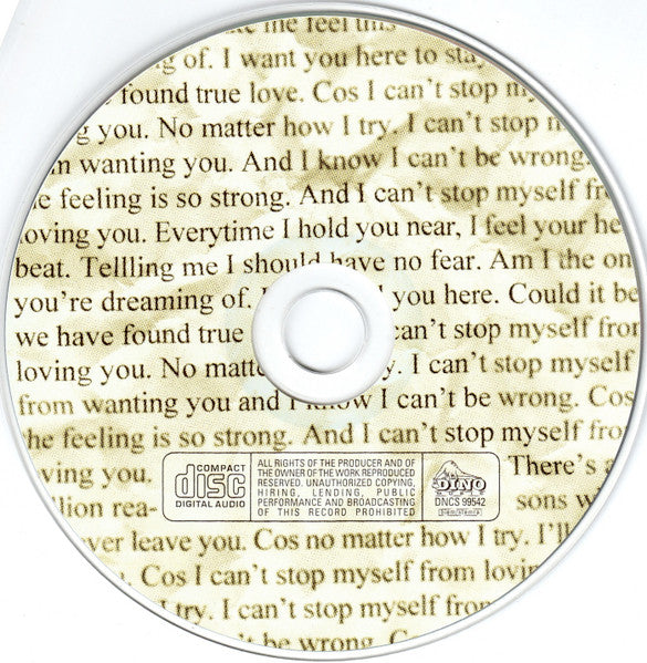 René Froger : I Can't Stop Myself (CD, Single)