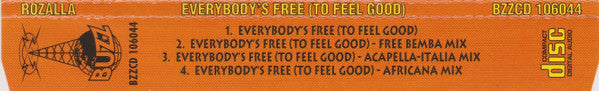 Rozalla : Everybody's Free (To Feel Good) (CD, Maxi)