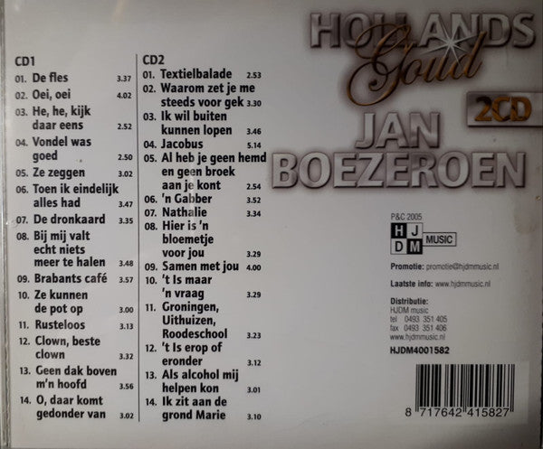 Jan Boezeroen : Hollands Goud (2xCD, Comp)