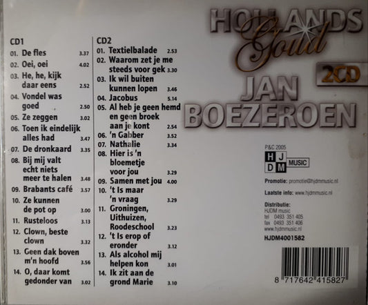 Jan Boezeroen : Hollands Goud (2xCD, Comp)