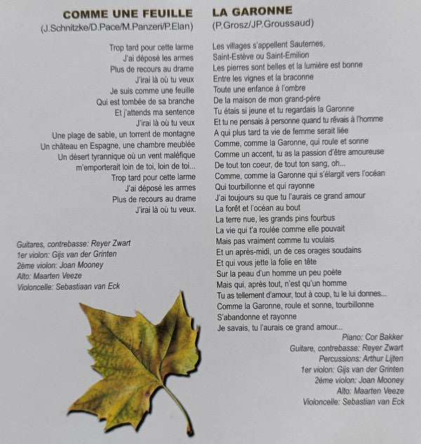 Philippe Elan : Du Jaune / Du Blanc (CD, Album)