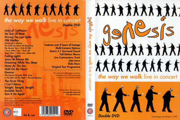 Genesis : The Way We Walk - Live In Concert (2xDVD-V, Multichannel, PAL)