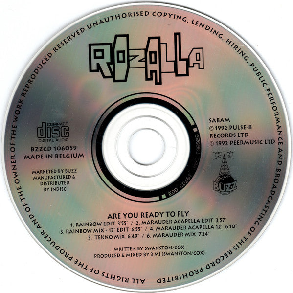 Rozalla : Are You Ready To Fly (CD, Maxi)