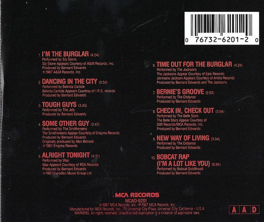 Various : Burglar (Original Motion Picture Soundtrack) (CD, Album, San)