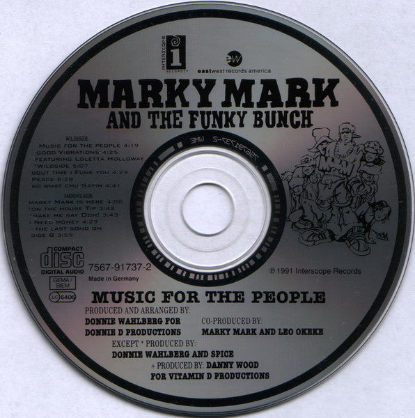 Marky Mark And The Funky Bunch : Music For The People (CD, Album)