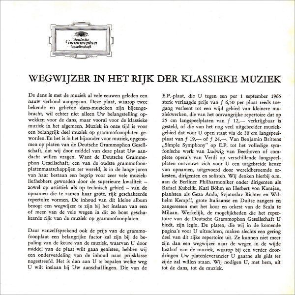 Carl Maria Von Weber, Amilcare Ponchielli : Aufforderung Zum Tanz · Urendans (7", EP, Comp)