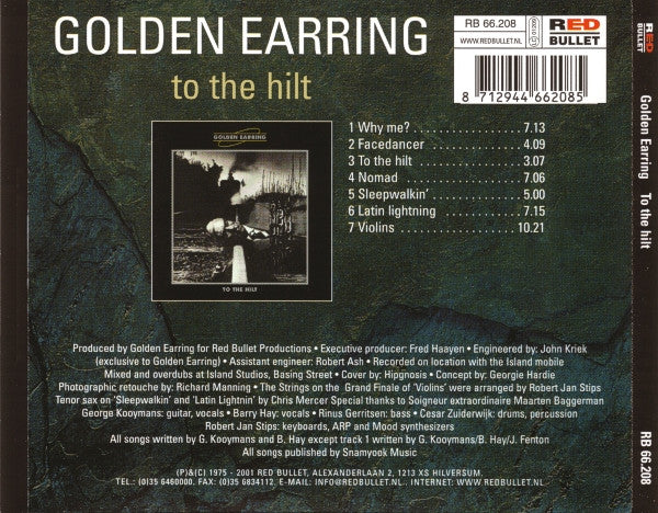 Golden Earring : To The Hilt (CD, Album, RE)