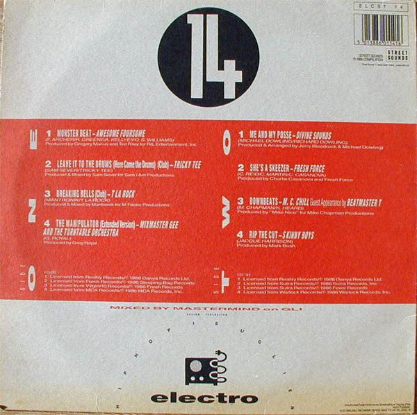 Various : Street Sounds Hip Hop Electro 14 (LP, Comp, Mixed)