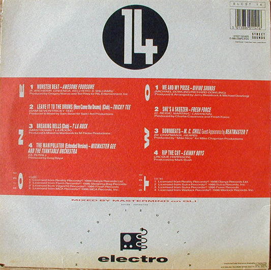 Various : Street Sounds Hip Hop Electro 14 (LP, Comp, Mixed)