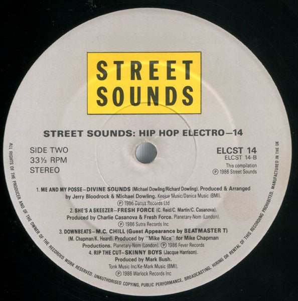 Various : Street Sounds Hip Hop Electro 14 (LP, Comp, Mixed)
