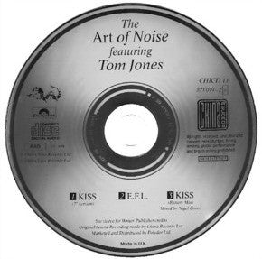 The Art Of Noise Featuring Tom Jones : Kiss (CD, Single)