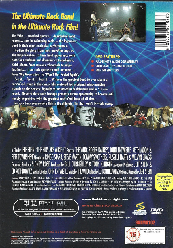 The Who : The Kids Are Alright (DVD-V, RE, RM, Multichannel, PAL)