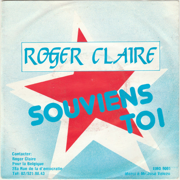 Roger Claire : Souviens Toi (7", Single)