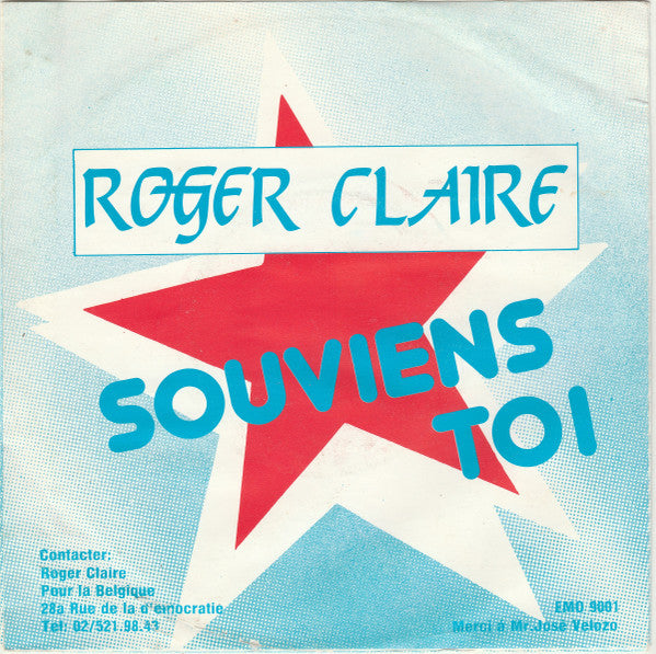 Roger Claire : Souviens Toi (7", Single)