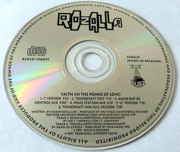 Rozalla : Faith (In The Power Of Love) (CD, Maxi)
