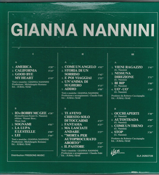 Gianna Nannini : G. N. (3xLP, Comp)