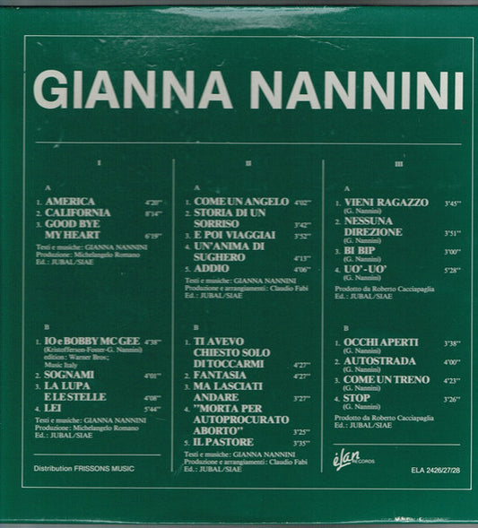 Gianna Nannini : G. N. (3xLP, Comp)
