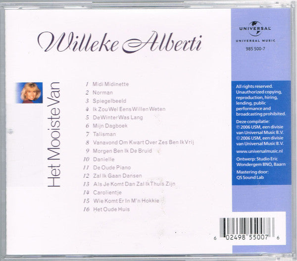 Willeke Alberti : Het Mooiste Van (CD, Comp)
